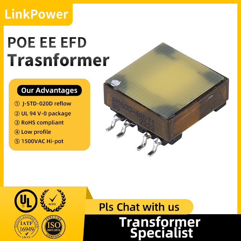 Efficient PoE transformers enable seamless power and data transfer in networked systems.